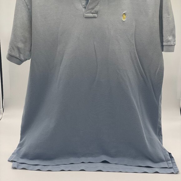 Polo Ralph Lauren Men's Baby Blue with Yellow Logo, Large - Picture 2 of 2